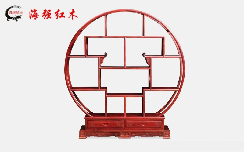 圆形多宝阁，博古架